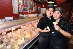 John and Kendall Antonelli owners of AntonelliÕs Cheese Shop on March 23, 2010